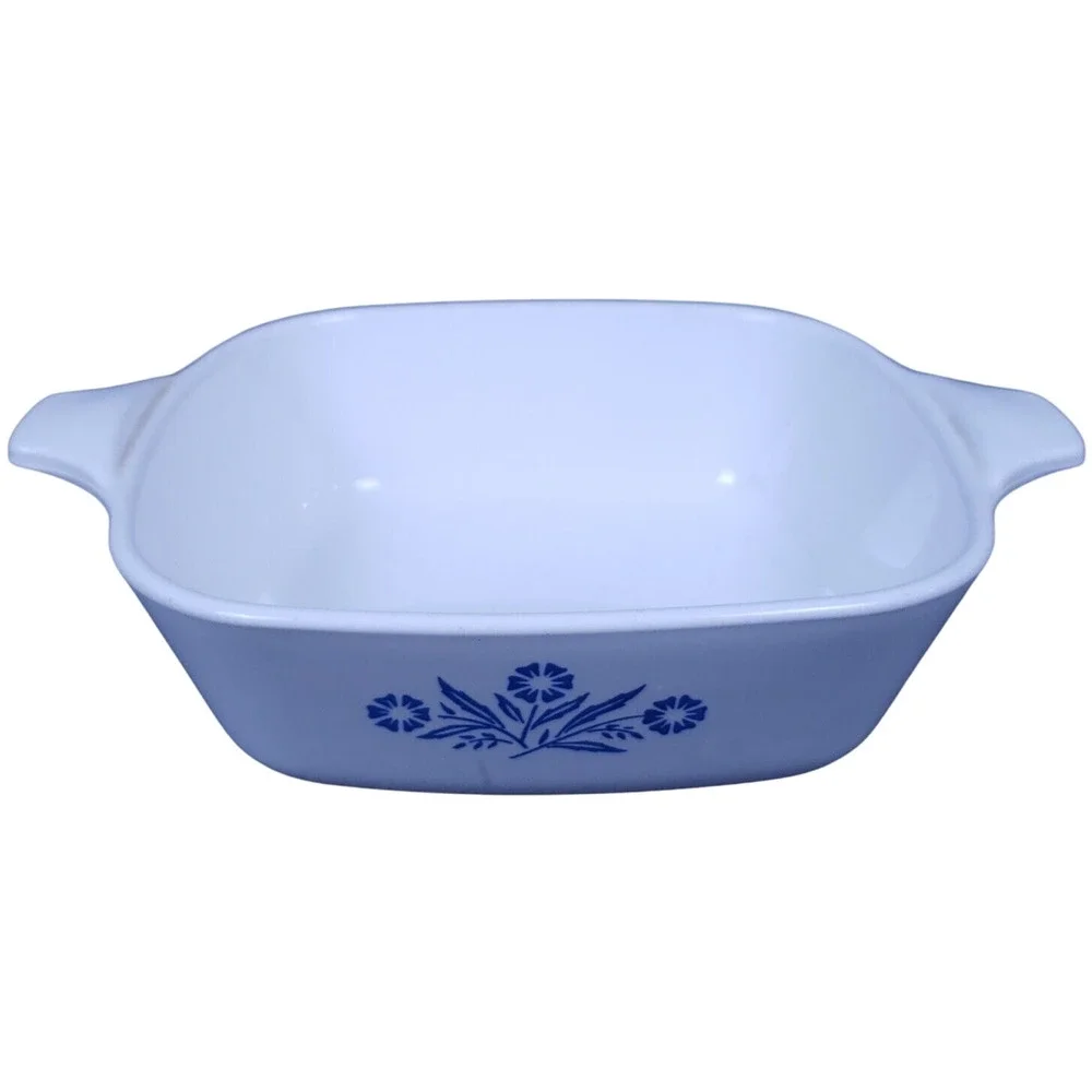 Vintage Corning Ware Blue Cornflower Petite Casserole Pan P-41 Missing Lid EUC